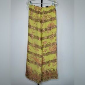 Ralph Lauren Black Label - SilkMetallic Blend - Sheer Pants - Gorgeous Wide Leg